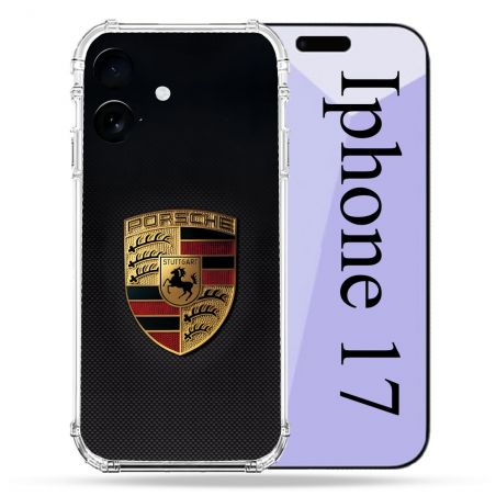 Coque Renforcée Pour Iphone 17 Porsche Carbone