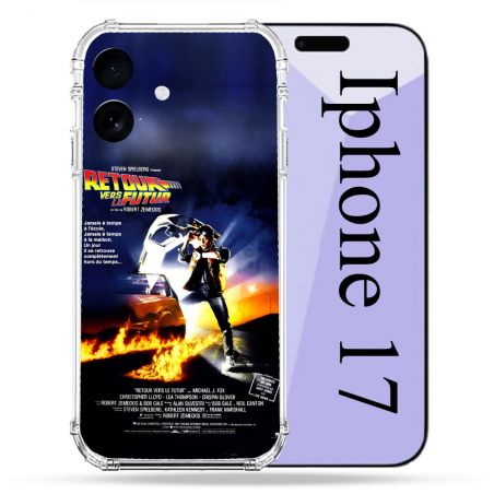 Coque Renforcée Pour Iphone 17 Retour Vers Le Futur Affiche