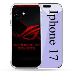 Coque Renforcée Pour Iphone 17 ROG Rouge