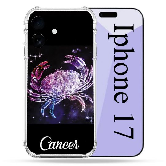 Coque Renforcée Pour Iphone 17 Signe Zodiaque 2 Cancer