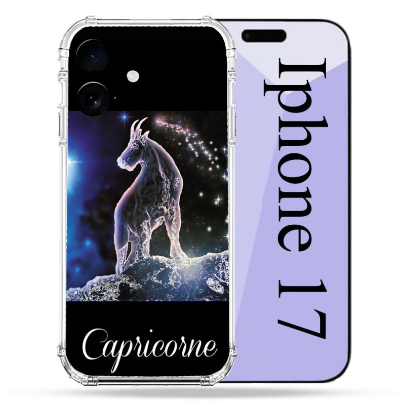 Coque Renforcée Pour Iphone 17 Signe Zodiaque 2 Capricorne