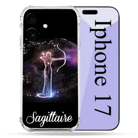 Coque Renforcée Pour Iphone 17 Signe Zodiaque 2 Sagittaire