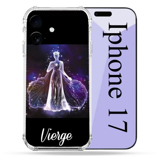 Coque Renforcée Pour Iphone 17 Signe Zodiaque 2 Vierge