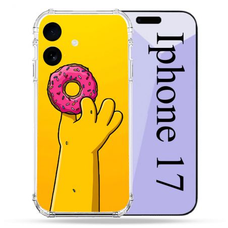 Coque Renforcée Pour Iphone 17 Simpson Donuts