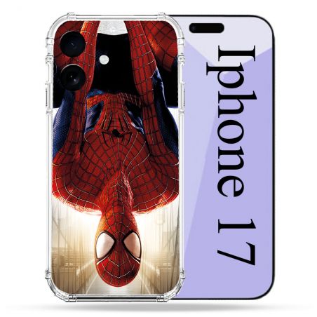 Coque Renforcée Pour Iphone 17 Spiderman Invers