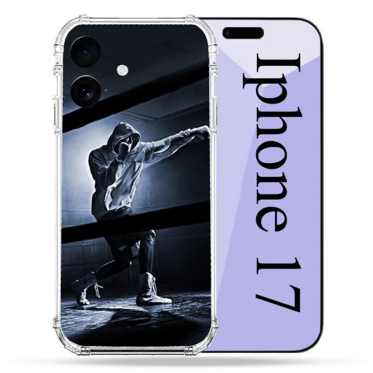 Coque Renforcée Pour Iphone 17 Sport Boxe Poing