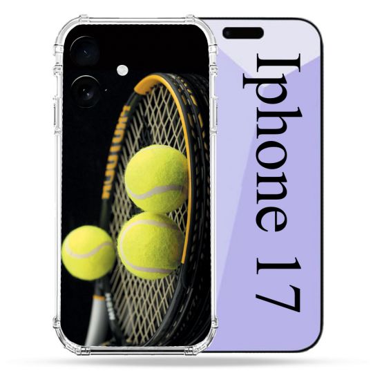 Coque Renforcée Pour Iphone 17 Sport Tennis Balls