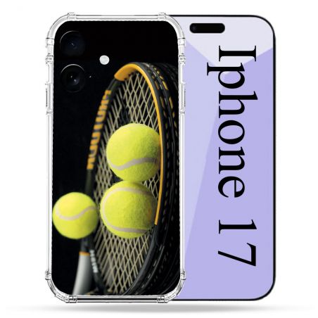 Coque Renforcée Pour Iphone 17 Sport Tennis Balls