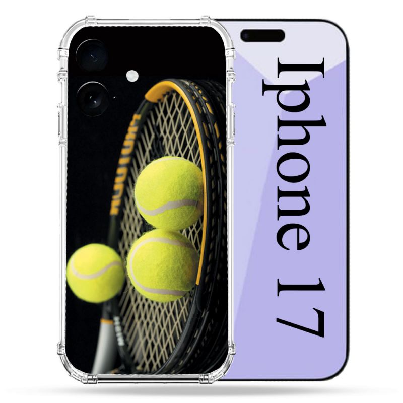 Coque Renforcée Pour Iphone 17 Sport Tennis Balls