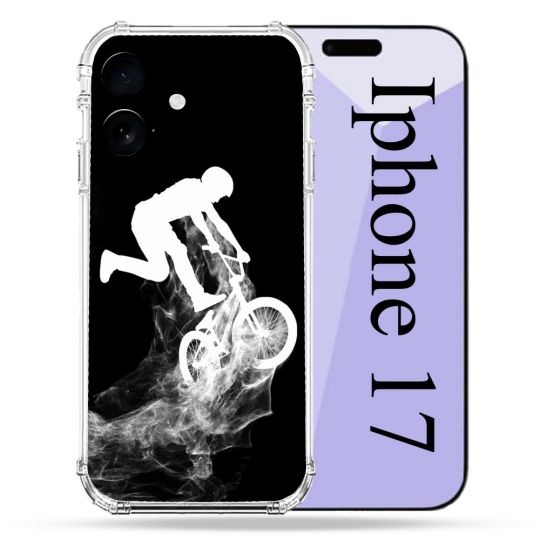 Coque Renforcée Pour Iphone 17 Sport VTT Noir