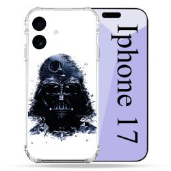 Coque Renforcée Pour Iphone 17 Star Wars - Dark Vador Blanc