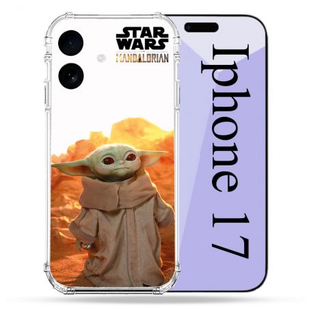 Coque Renforcée Pour Iphone 17 Star Wars - Yoda bebe soleil