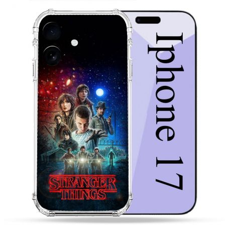 Coque Renforcée Pour Iphone 17 Stranger Things Affiche 1
