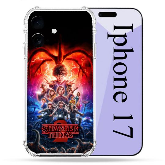 Coque Renforcée Pour Iphone 17 Stranger Things Affiche 2