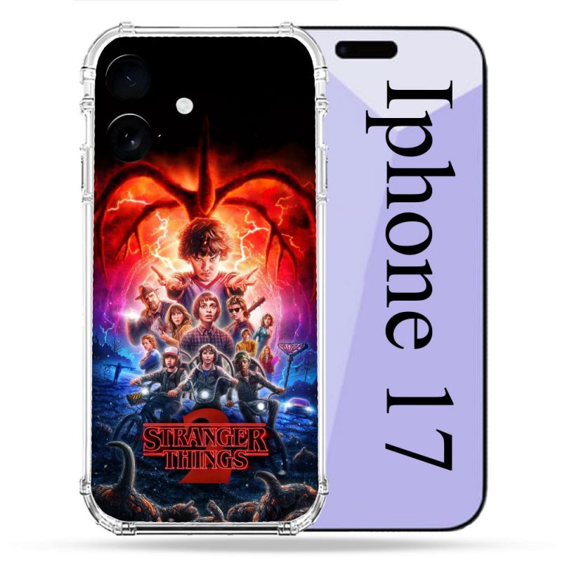 Coque Renforcée Pour Iphone 17 Stranger Things Affiche 2