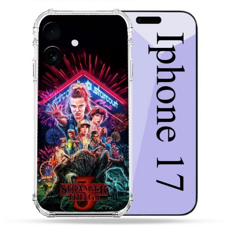Coque Renforcée Pour Iphone 17 Stranger Things Affiche 3