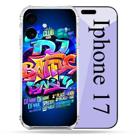 Coque Renforcée Pour Iphone 17 Street Art Rap