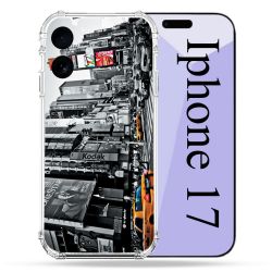 Coque Renforcée Pour Iphone 17 Voyage Amerique USA New York Taxi