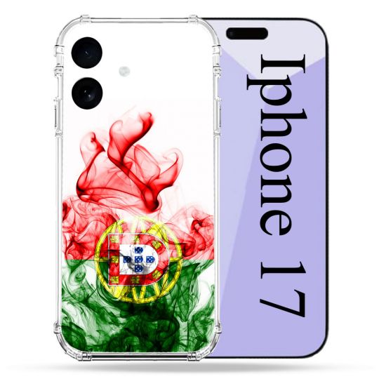 Coque Renforcée Pour Iphone 17 Voyage Portugal Flamme