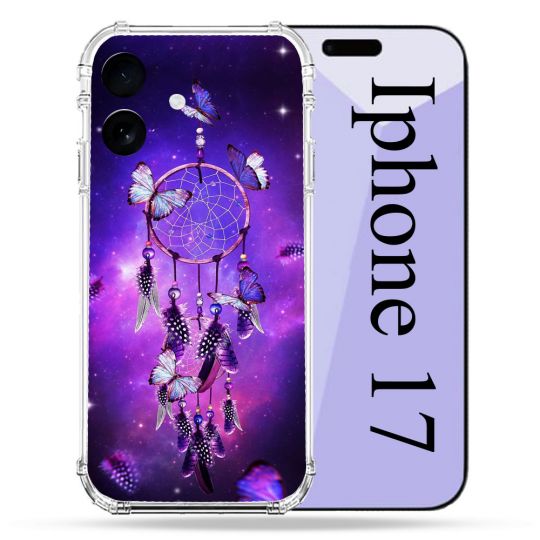 Coque Renforcée Pour Iphone 17 Zen Attrape Reve Papillon