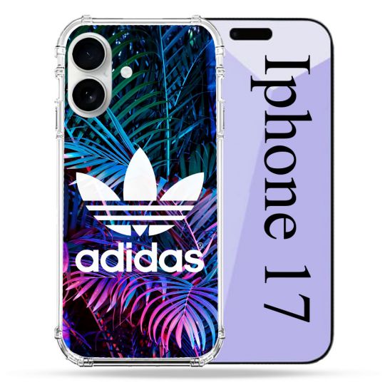 Coque Renforcée Magsafe Pour Iphone 17 Adidas Palmier