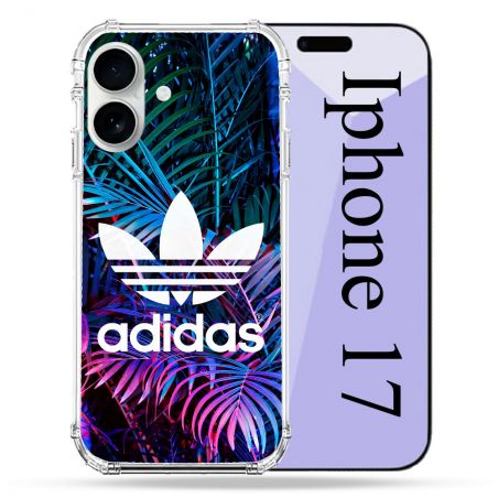Coque Renforcée Magsafe Pour Iphone 17 Adidas Palmier