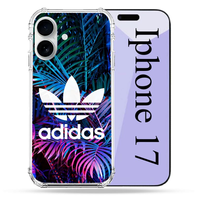 Coque Renforcée Magsafe Pour Iphone 17 Adidas Palmier