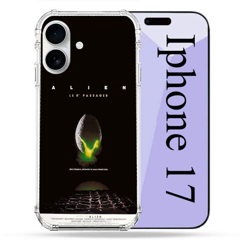 Coque Renforcée Magsafe Pour Iphone 17 Alien Affiche