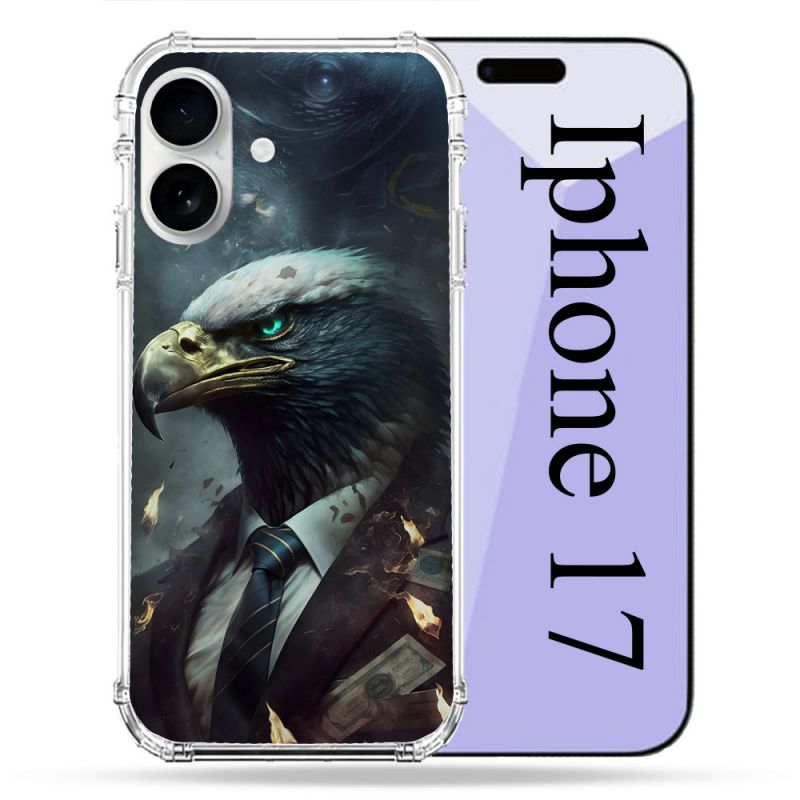 Coque Renforcée Magsafe Pour Iphone 17 Animal Aigle Business
