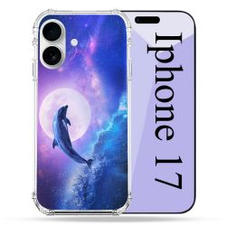 Coque Renforcée Magsafe Pour Iphone 17 Animal Dauphin Vague