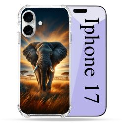 Coque Renforcée Magsafe Pour Iphone 17 Animal Elephant Savane