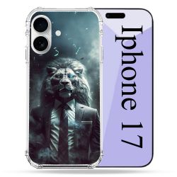 Coque Renforcée Magsafe Pour Iphone 17 Animal Lion Business