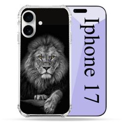 Coque Renforcée Magsafe Pour Iphone 17 Animal Lion Majestueux