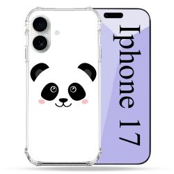 Coque Renforcée Magsafe Pour Iphone 17 Animal Panda Blanc