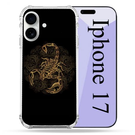 Coque Renforcée Magsafe Pour Iphone 17 Animal Scorpion Fresque