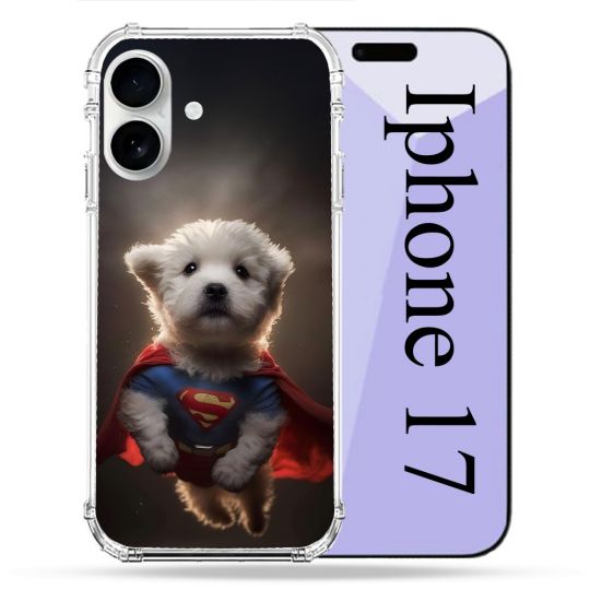 Coque Renforcée Magsafe Pour Iphone 17 Animal Super Chien