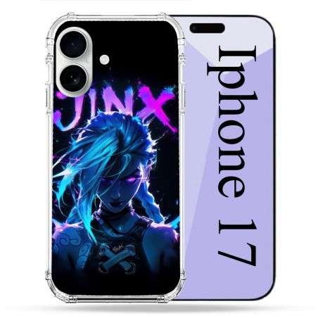 Coque Renforcée Magsafe Pour Iphone 17 Arcane Jinx Night