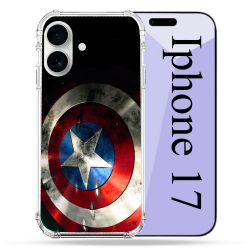 Coque Renforcée Magsafe Pour Iphone 17 Captain America Bouclier