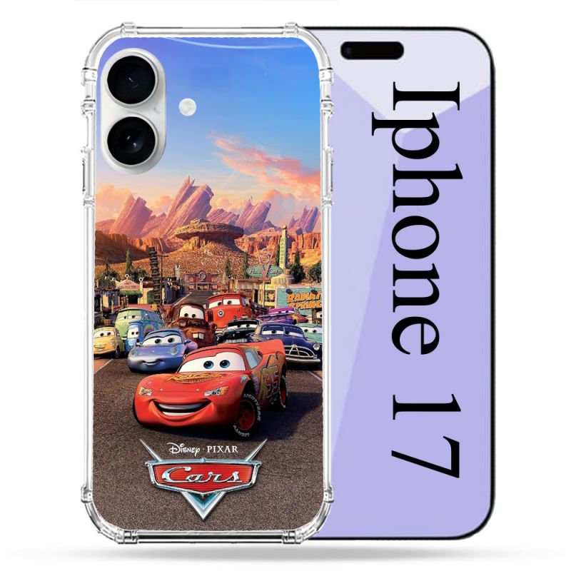 Coque Renforcée Magsafe Pour Iphone 17 Cars Affiche