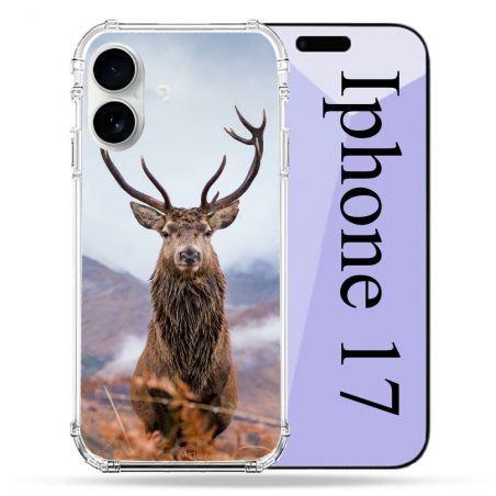 Coque Renforcée Magsafe Pour Iphone 17 Chasse Chevreuil Montagne