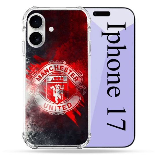 Coque Renforcée Magsafe Pour Iphone 17 Foot Manchester United