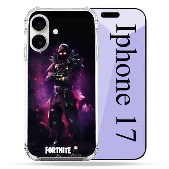 Coque Renforcée Magsafe Pour Iphone 17 Fortnite Raven