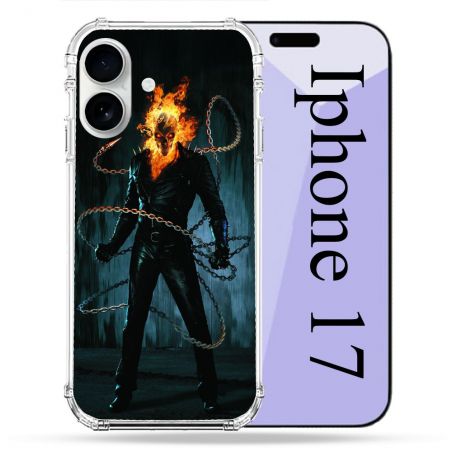 Coque Renforcée Magsafe Pour Iphone 17 Ghost Rider
