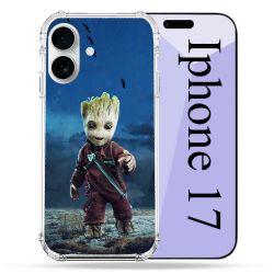 Coque Renforcée Magsafe Pour Iphone 17 Groot Bleu