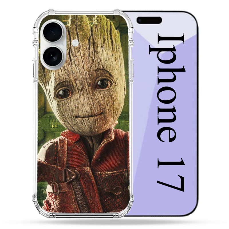 Coque Renforcée Magsafe Pour Iphone 17 Groot Vert