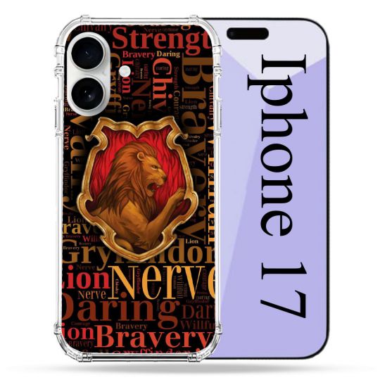Coque Renforcée Magsafe Pour Iphone 17 Harry Potter Griffondor