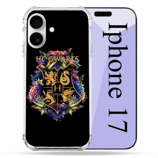 Coque Renforcée Magsafe Pour Iphone 17 Harry Potter Hogwarts