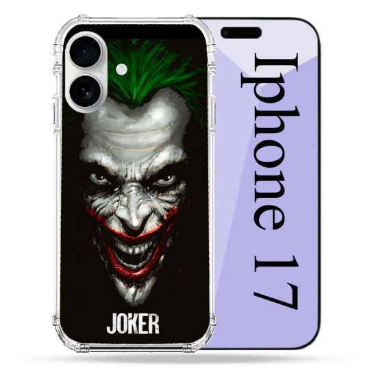 Coque Renforcée Magsafe Pour Iphone 17 Joker Noir