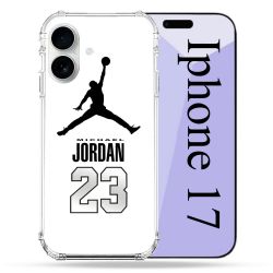 Coque Renforcée Magsafe Pour Iphone 17 Jordan 23 Blanc