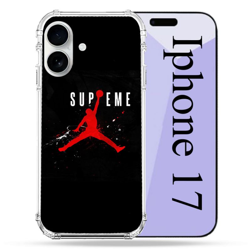 Coque Renforcée Magsafe Pour Iphone 17 Jordan Supreme Noir